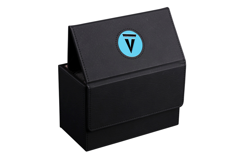 Vanguard Tactics | Light Blue | Wargaming & Datasheet Box | Baron's Coin��� Compatible (ONLINE ORDER ONLY)