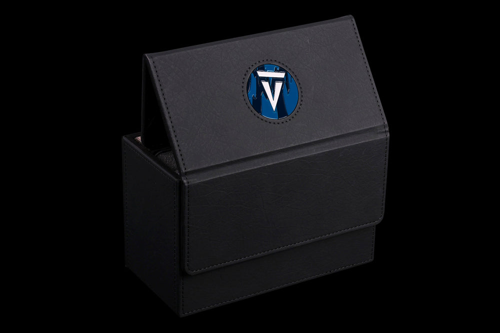 Vanguard Tactics | Dark Blue | Wargaming & Datasheet Box | Baron's Coin��� Compatible (ONLINE ORDER ONLY)