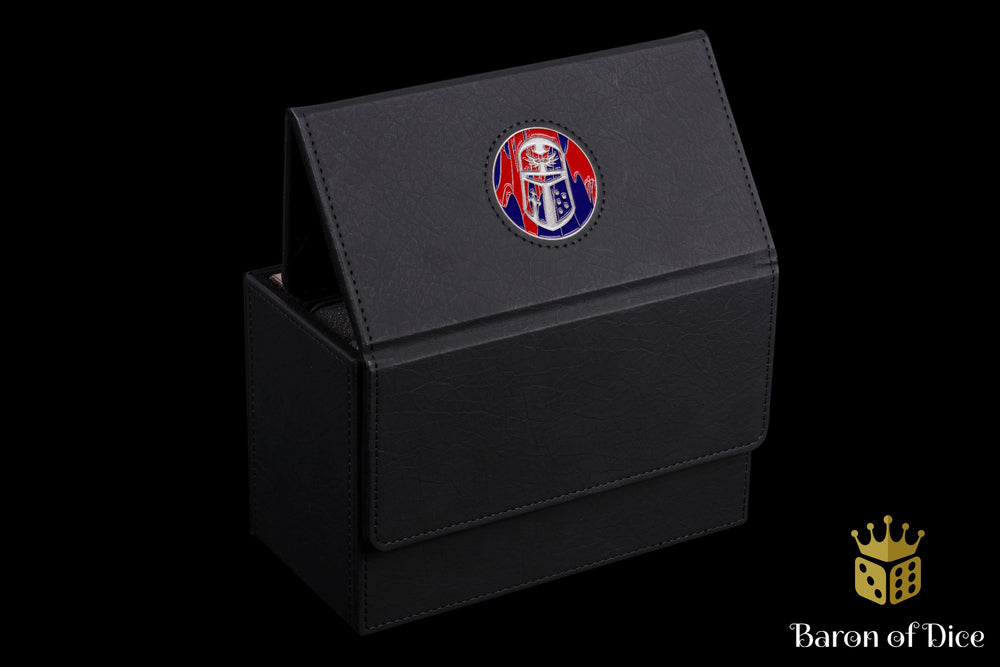 Imperial Helm | Wargaming & Datasheet Box | Baron's Coin��� Compatible (ONLINE ORDER ONLY)