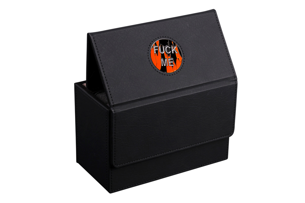 F**k Me | Silver | Wargaming & Datasheet Box | Baron's Coin��� Compatible (ONLINE ORDER ONLY)