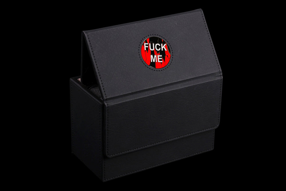 F**k Me | Red | Wargaming & Datasheet Box | Baron's Coin��� Compatible (ONLINE ORDER ONLY)
