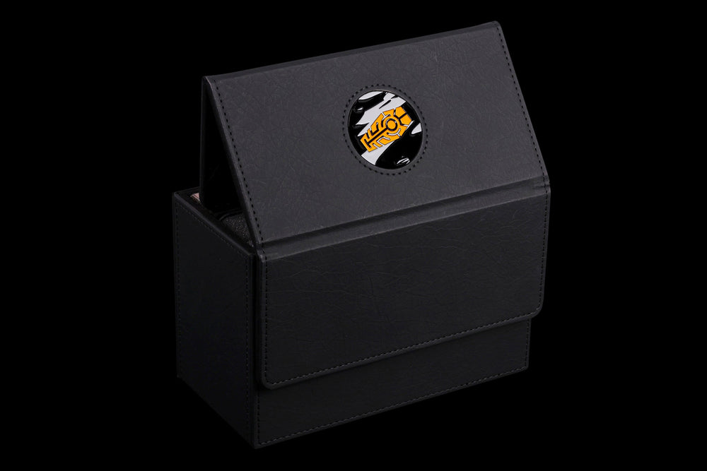 Orange Coffin | Wargaming & Datasheet Box | Baron's Coin��� Compatible (ONLINE ORDER ONLY)
