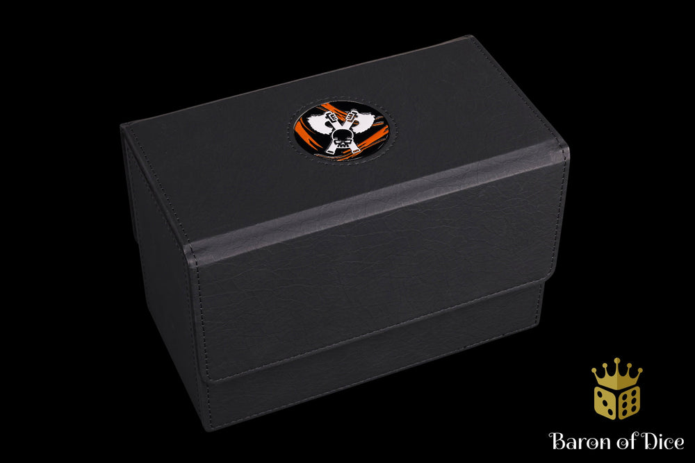 Skull Grinders | Black Lava | Wargaming & Datasheet Box | Baron's Coin��� Compatible (ONLINE ORDER ONLY)