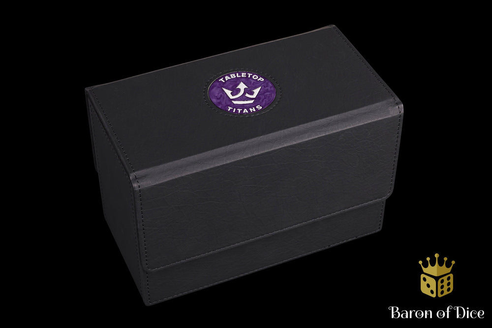 Tabletop Titans | Purple | Wargaming & Datasheet Box | Baron's Coin��� Compatible (ONLINE ORDER ONLY)