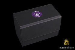 Tabletop Titans | Purple | Wargaming & Datasheet Box | Baron's Coin��� Compatible (ONLINE ORDER ONLY)