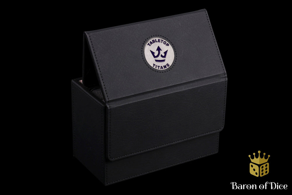Tabletop Titans | White | Wargaming & Datasheet Box | Baron's Coin��� Compatible (ONLINE ORDER ONLY)