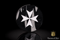 Knights Templar | Black | Metal Combat Gauge | Baron Coin™ Compatible (ONLINE ORDER ONLY)