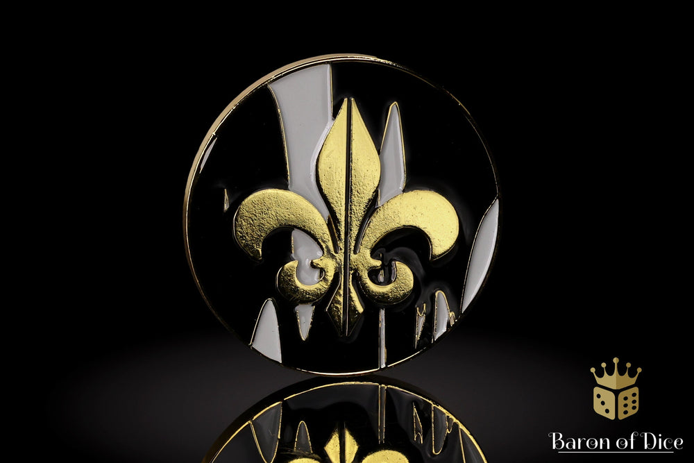 40mm Baron's Coin™ | Fleur De Lis | Heritage (ONLINE ORDER ONLY)