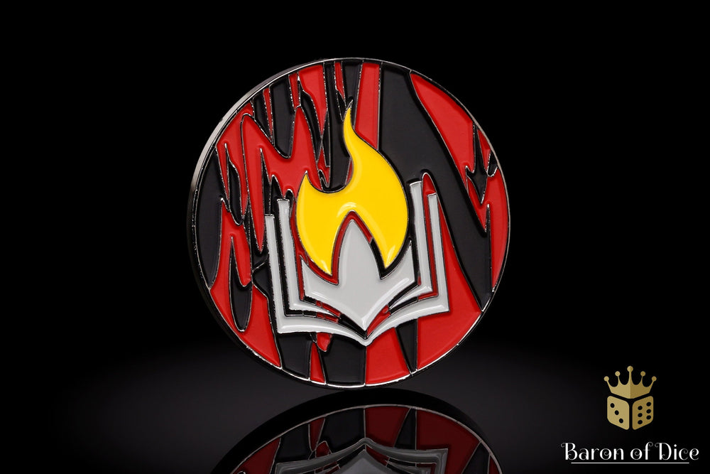 40mm Baron's Coin��� | Scorched Book (ONLINE ORDER ONLY)