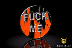 F**k Me | Silver | Wargaming & Datasheet Box | Baron's Coin��� Compatible (ONLINE ORDER ONLY)