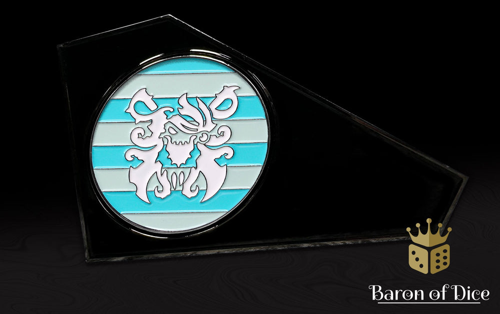 Metal Combat Gauge | Baron Coin��� Compatible | Warmachine: Brineblood Marauders (ONLINE ORDER ONLY)