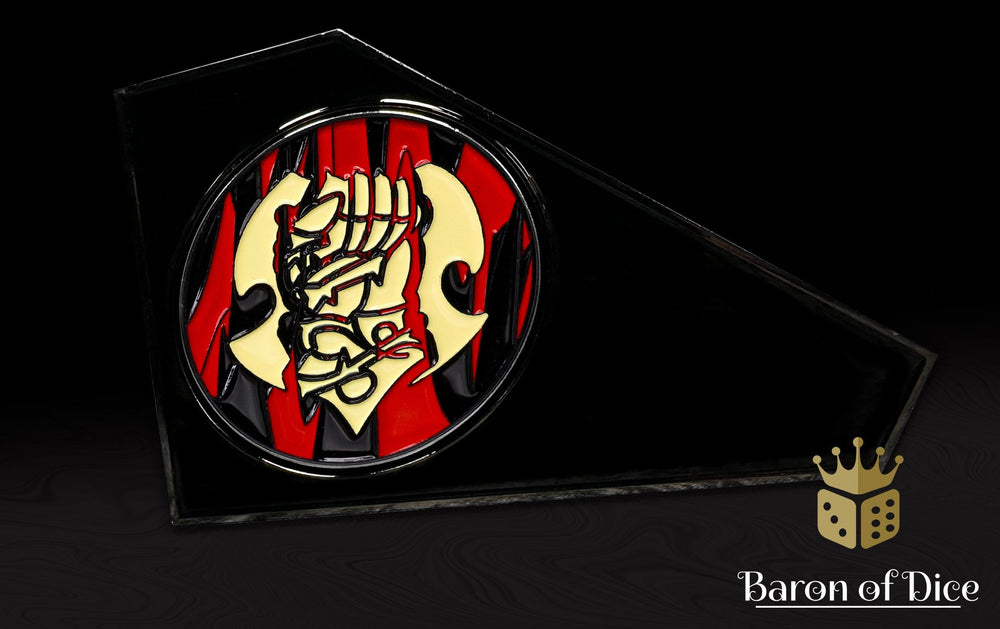 Metal Combat Gauge | Baron Coin��� Compatible | Warmachine: Old Umbrey (ONLINE ORDER ONLY)