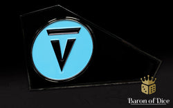 Metal Combat Gauge | Baron Coin��� Compatible | Vanguard Tactics | Light Blue (ONLINE ORDER ONLY)