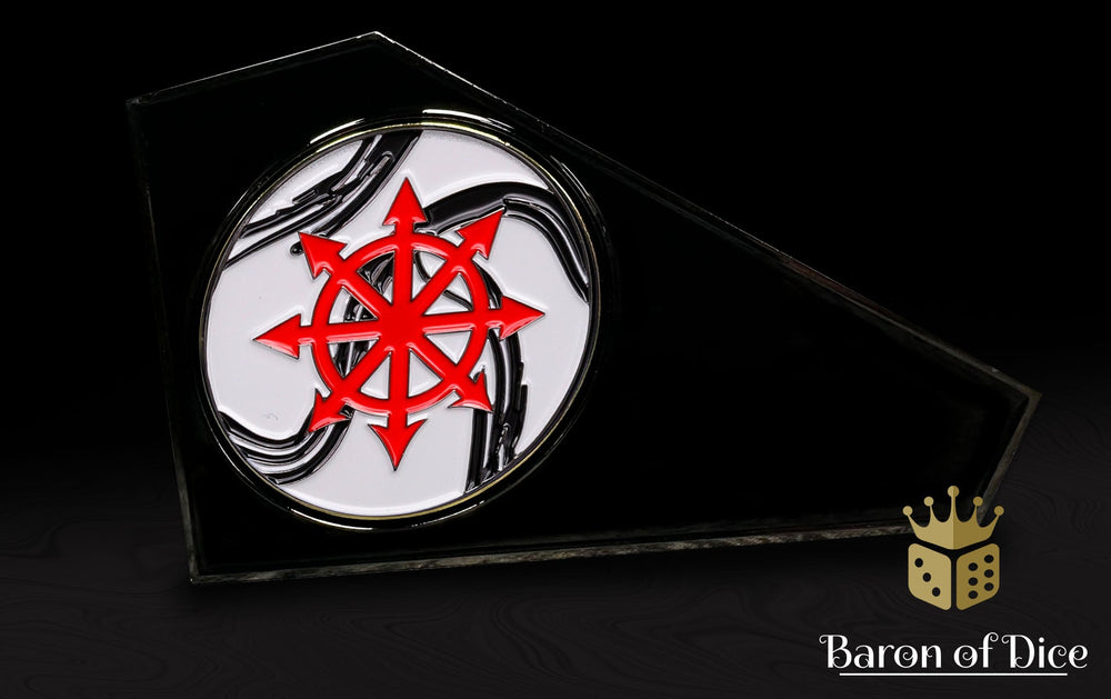 Metal Combat Gauge | Baron Coin��� Compatible | Marbled Chaos Star (ONLINE ORDER ONLY)