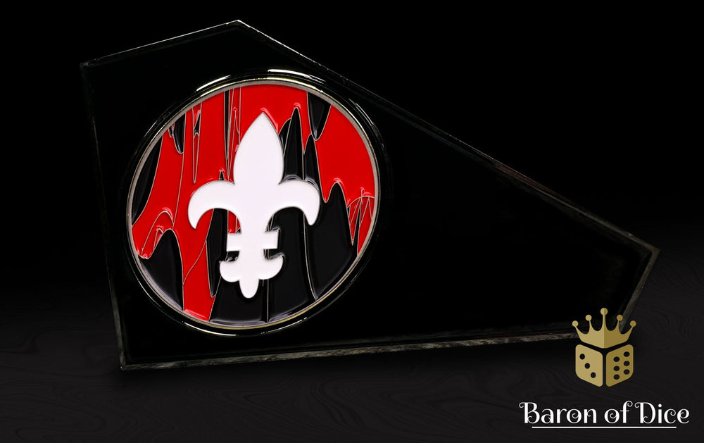 Metal Combat Gauge | Baron Coin��� Compatible | Fleur De Lis (ONLINE ORDER ONLY)