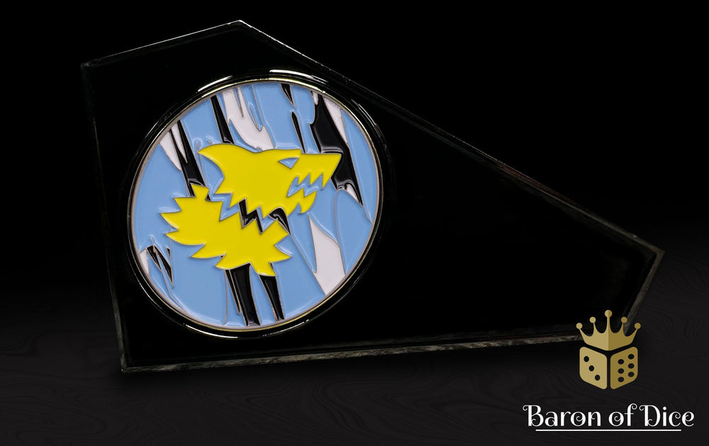 Metal Combat Gauge | Baron Coin��� Compatible | Snow Wolf (ONLINE ORDER ONLY)