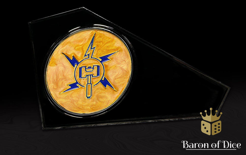 Metal Combat Gauge | Baron Coin��� Compatible | Lightning Hammer (ONLINE ORDER ONLY)