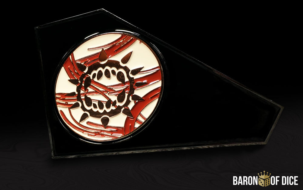 Metal Combat Gauge | Baron Coin��� Compatible | Carnage | White (ONLINE ORDER ONLY)
