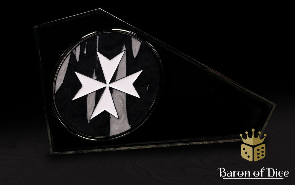 Knights Templar | Black | Metal Combat Gauge | Baron Coin™ Compatible (ONLINE ORDER ONLY)