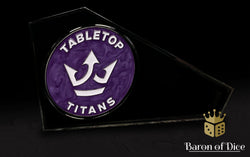 Metal Combat Gauge | Baron Coin��� Compatible | Tabletop Titans | Purple (ONLINE ORDER ONLY)