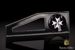 Knights Templar | Black | Metal Combat Gauge | Baron Coin™ Compatible (ONLINE ORDER ONLY)