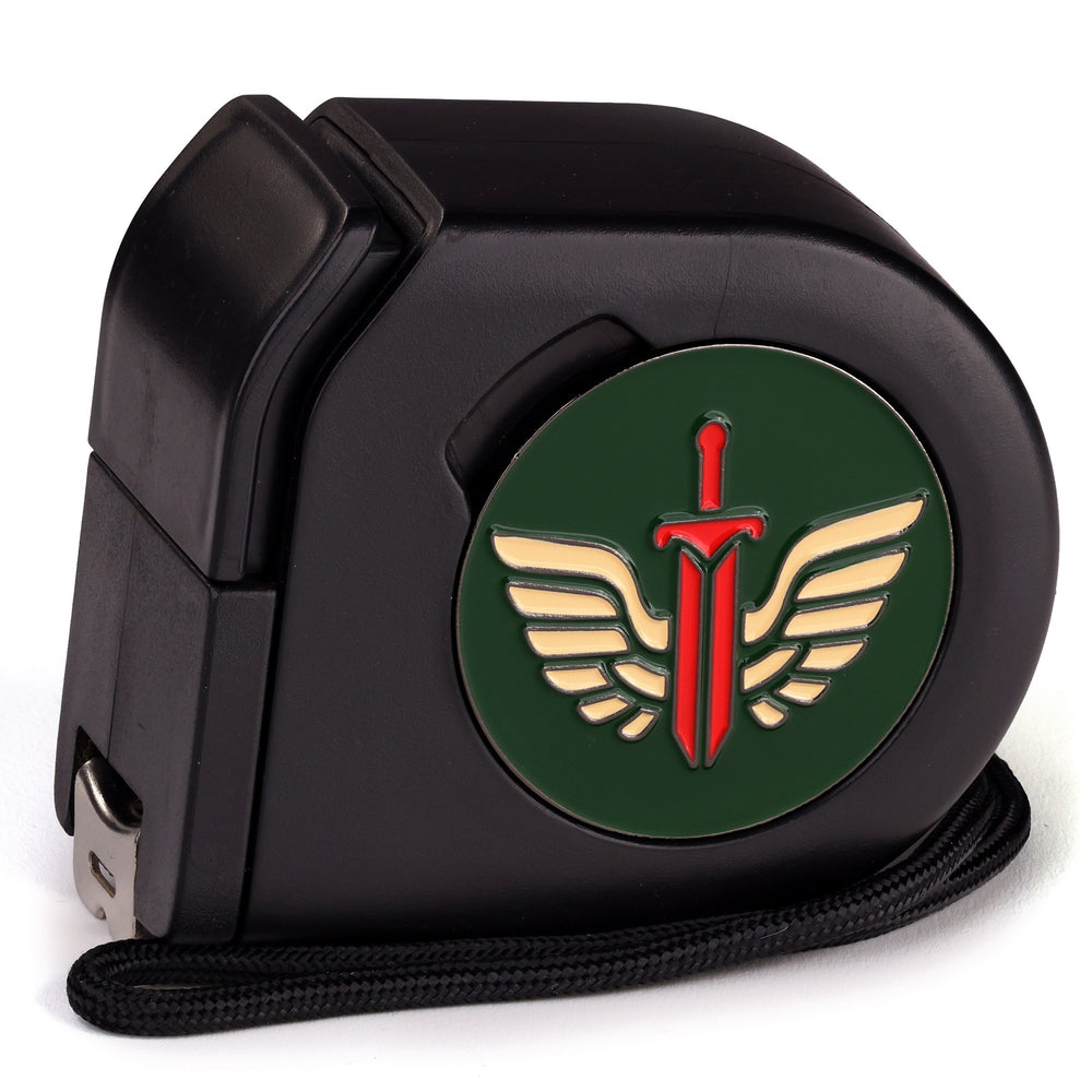 Wargaming Tape Measure | Baron's Coin��� Compatible | Sword & Wings (ONLINE ORDER ONLY)
