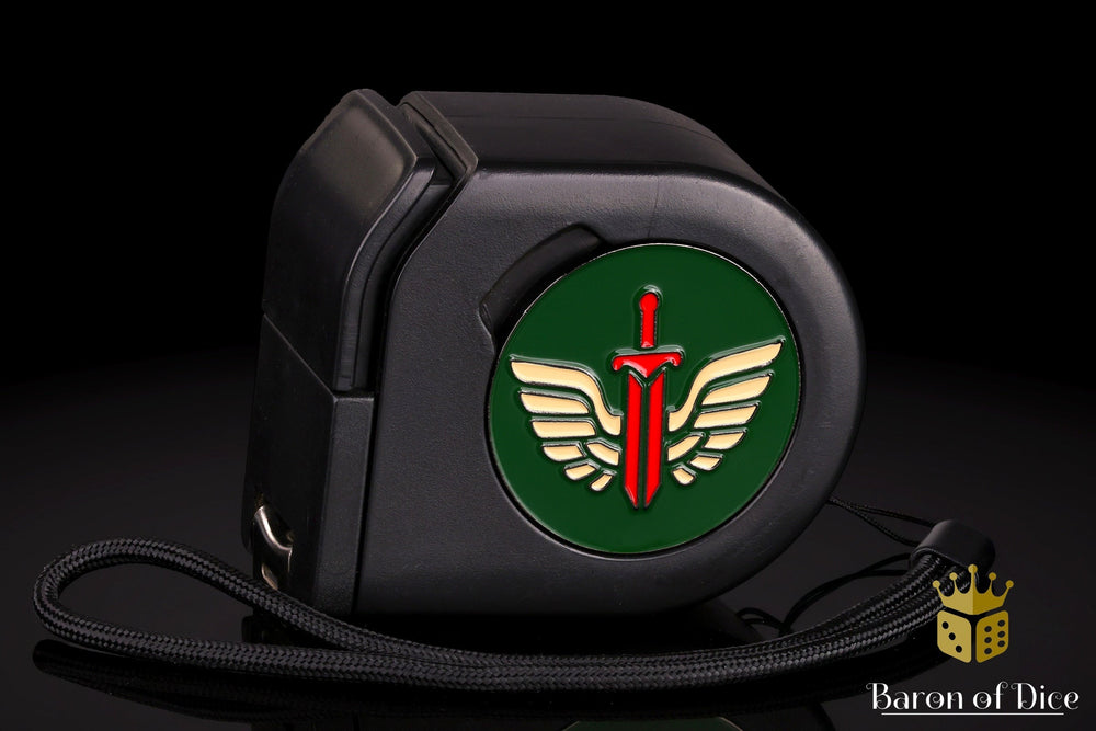 Wargaming Tape Measure | Baron's Coin��� Compatible | Sword & Wings (ONLINE ORDER ONLY)