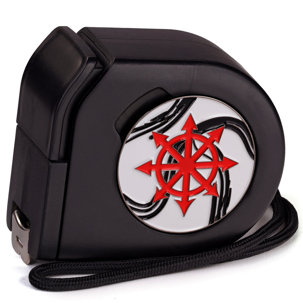 Wargaming Tape Measure | Baron's Coin��� Compatible | Marbled Chaos Star (ONLINE ORDER ONLY)