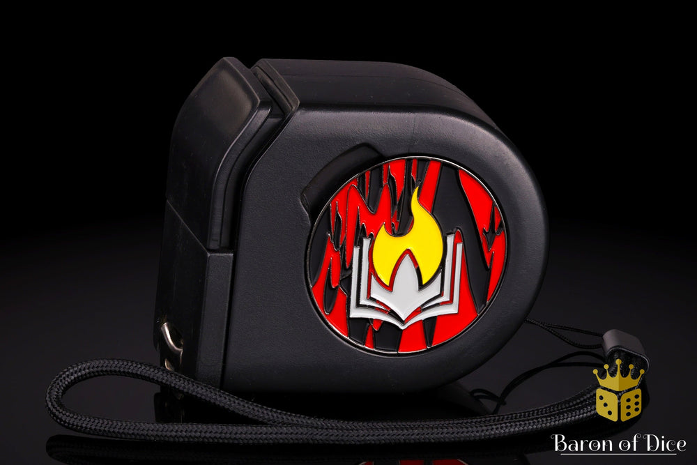 Wargaming Tape Measure | Baron's Coin��� Compatible | Scorched Book (ONLINE ORDER ONLY)