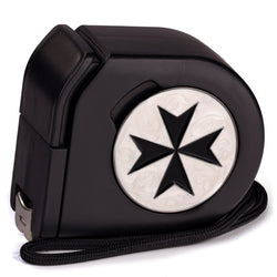 Templar | White | Wargaming Tape Measure | Baron's Coin™ Compatible