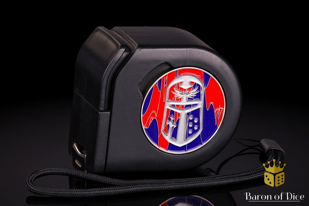 Wargaming Tape Measure | Baron's Coin��� Compatible | Imperial Helm (ONLINE ORDER ONLY)