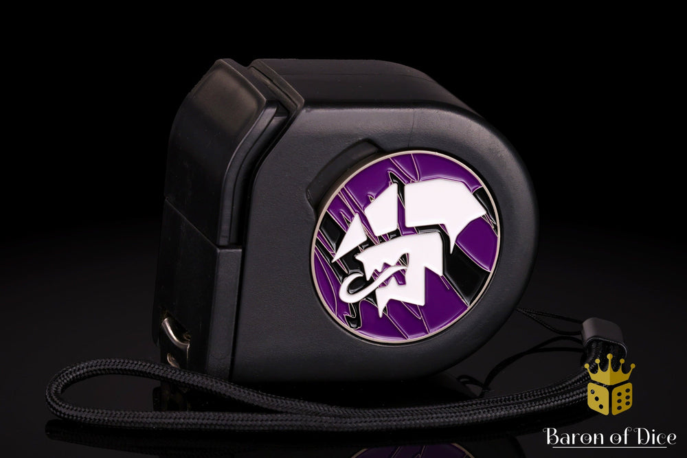 Wargaming Tape Measure | Baron's Coin��� Compatible | Alien | Purple (ONLINE ORDER ONLY)