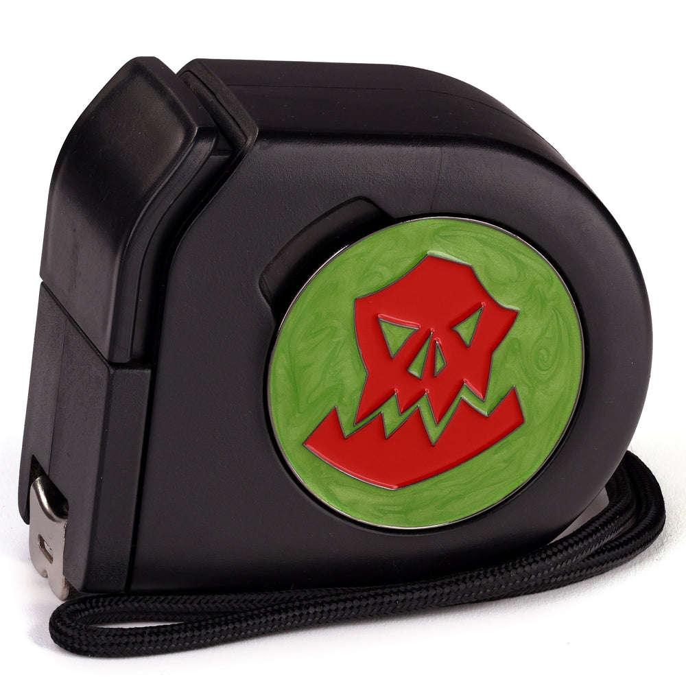 Wargaming Tape Measure | Baron's Coin��� Compatible | Orc | Red (ONLINE ORDER ONLY)