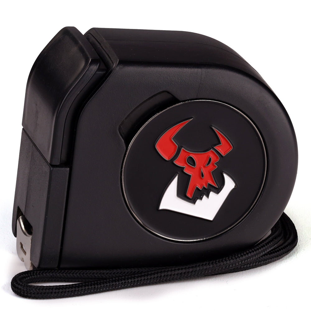 Wargaming Tape Measure | Baron's Coin��� Compatible | Orc | Black (ONLINE ORDER ONLY)
