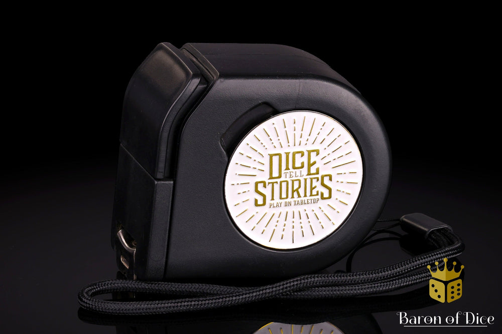 Wargaming Tape Measure | Baron's Coin��� Compatible | Dice Tell Stories (ONLINE ORDER ONLY)
