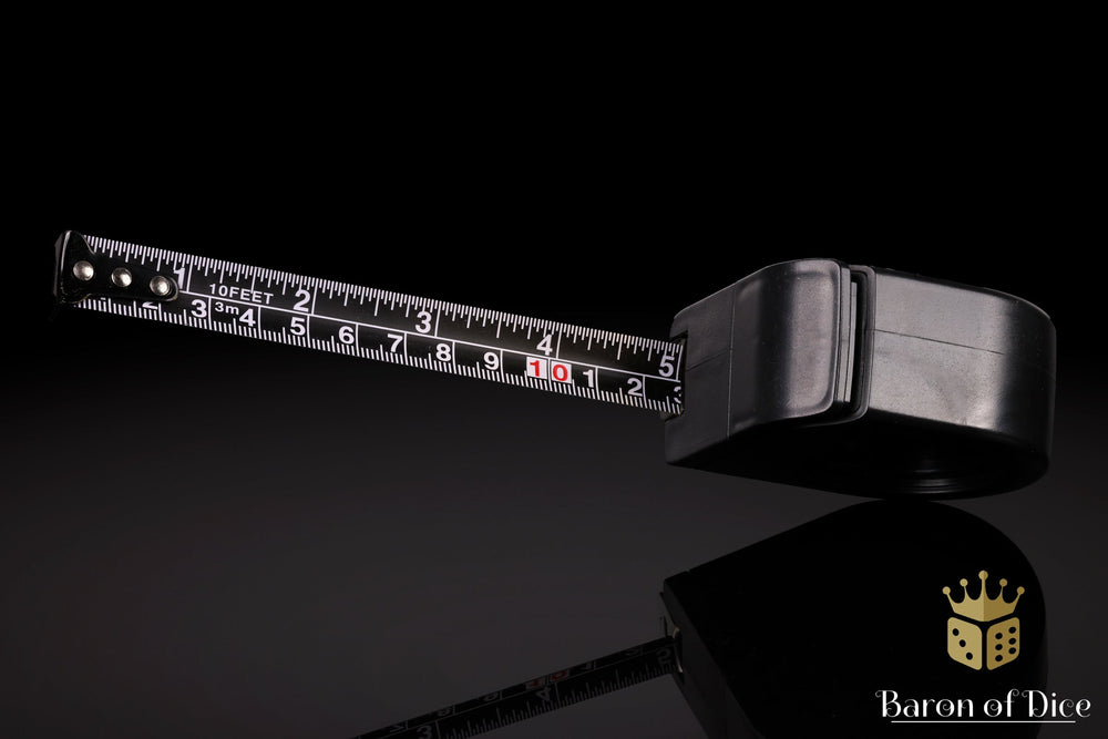 Wargaming Tape Measure | Baron's Coin��� Compatible | Carnage | Red (ONLINE ORDER ONLY)