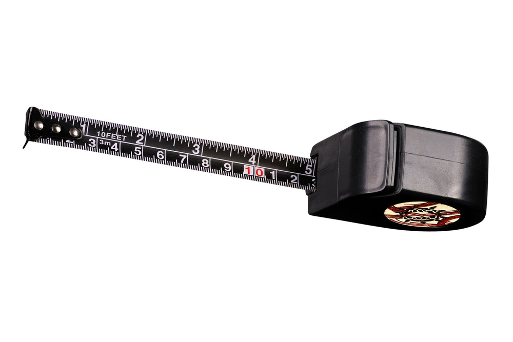 Wargaming Tape Measure | Baron's Coin��� Compatible | Carnage | White (ONLINE ORDER ONLY)