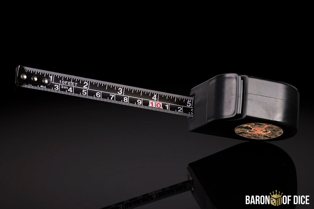 Wargaming Tape Measure | Baron's Coin��� Compatible | Warmachine: Thornfall Alliance (ONLINE ORDER ONLY)