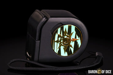 Eye of Chaos | Aquamarine | Wargaming Tape Measure | Baron's Coin™ Compatible
