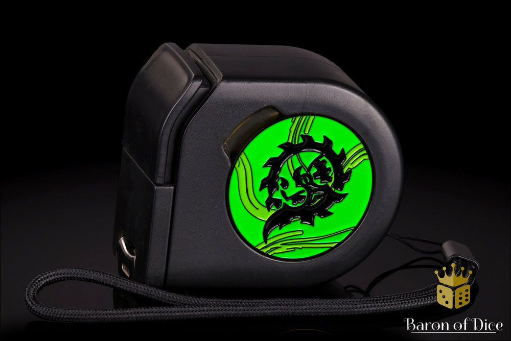 Wargaming Tape Measure | Baron's Coin��� Compatible | Warmachine: Cryx (ONLINE ORDER ONLY)