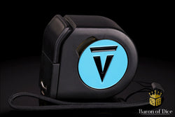 Wargaming Tape Measure | Baron's Coin��� Compatible | Vanguard Tactics | Light Blue (ONLINE ORDER ONLY)