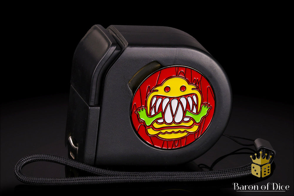 Wargaming Tape Measure | Baron's Coin��� Compatible | Cave Monster (ONLINE ORDER ONLY)