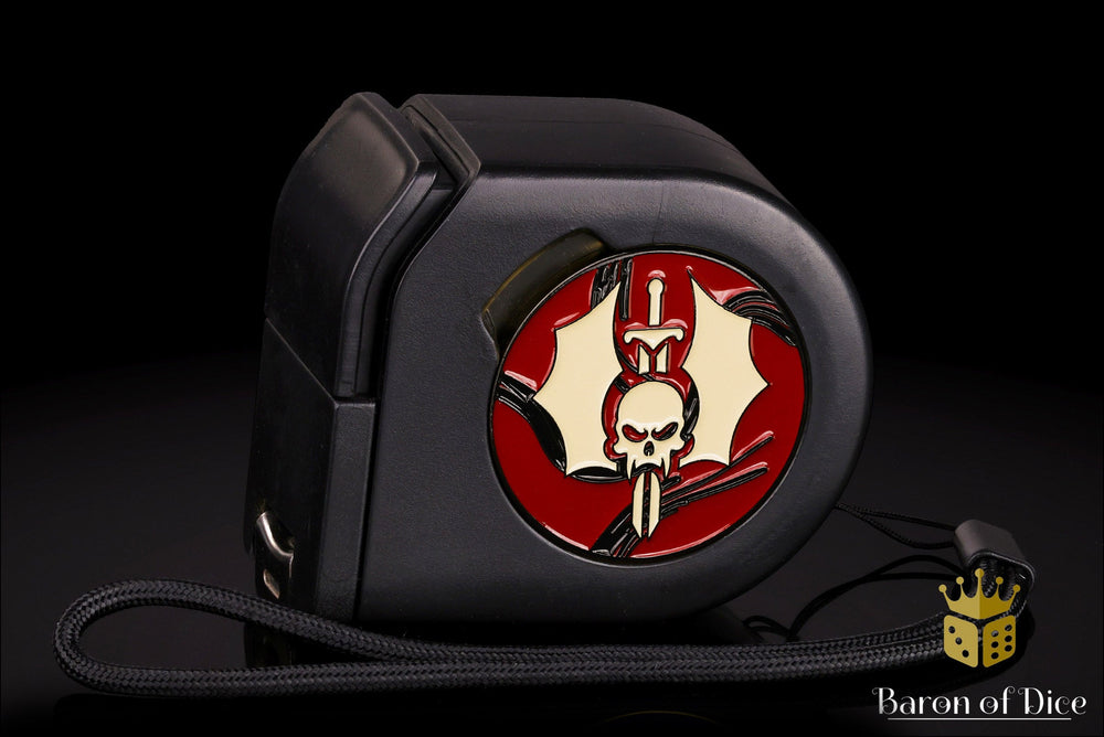 Wargaming Tape Measure | Baron's Coin��� Compatible | Cursed Vampire (ONLINE ORDER ONLY)