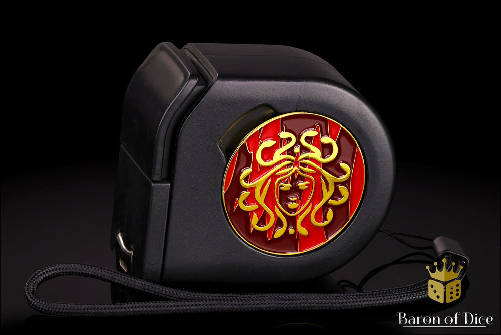 Wargaming Tape Measure | Baron's Coin��� Compatible | Medusa (ONLINE ORDER ONLY)