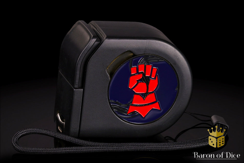 Wargaming Tape Measure | Baron's Coin��� Compatible | Righteous Hands (ONLINE ORDER ONLY)