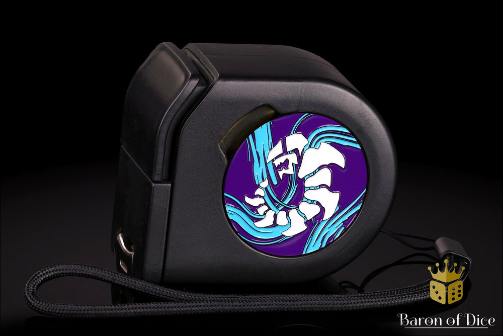 Wargaming Tape Measure | Baron's Coin��� Compatible | Spiked Serpent (ONLINE ORDER ONLY)