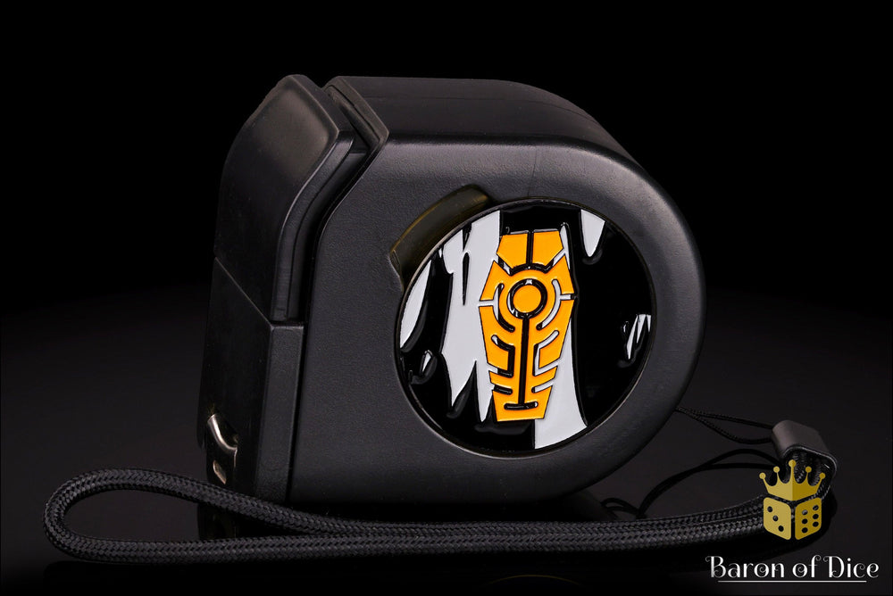 Wargaming Tape Measure | Baron's Coin��� Compatible | Orange Coffin (ONLINE ORDER ONLY)