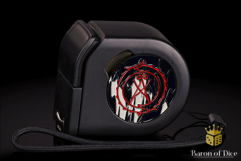 Wargaming Tape Measure | Baron's Coin™ Compatible | Court of The Seven Serpents (ONLINE ORDER ONLY)