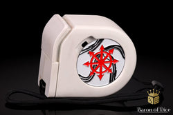 Marbled Chaos Star | Wargaming Tape Measure | Baron's Coin™ Compatible