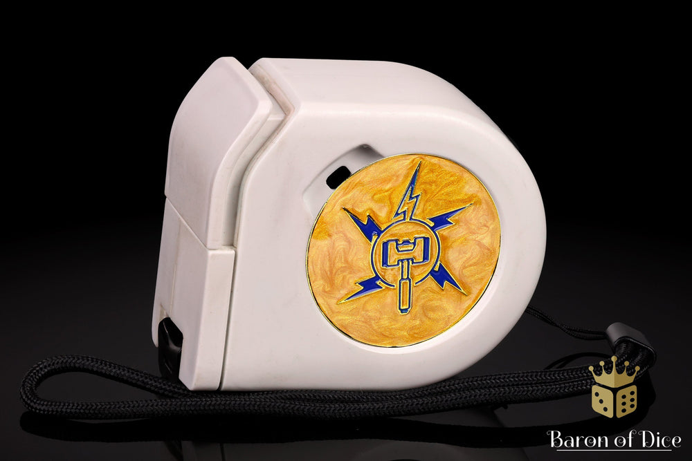 Lightning Hammer | Wargaming Tape Measure | Baron's Coin™ Compatible